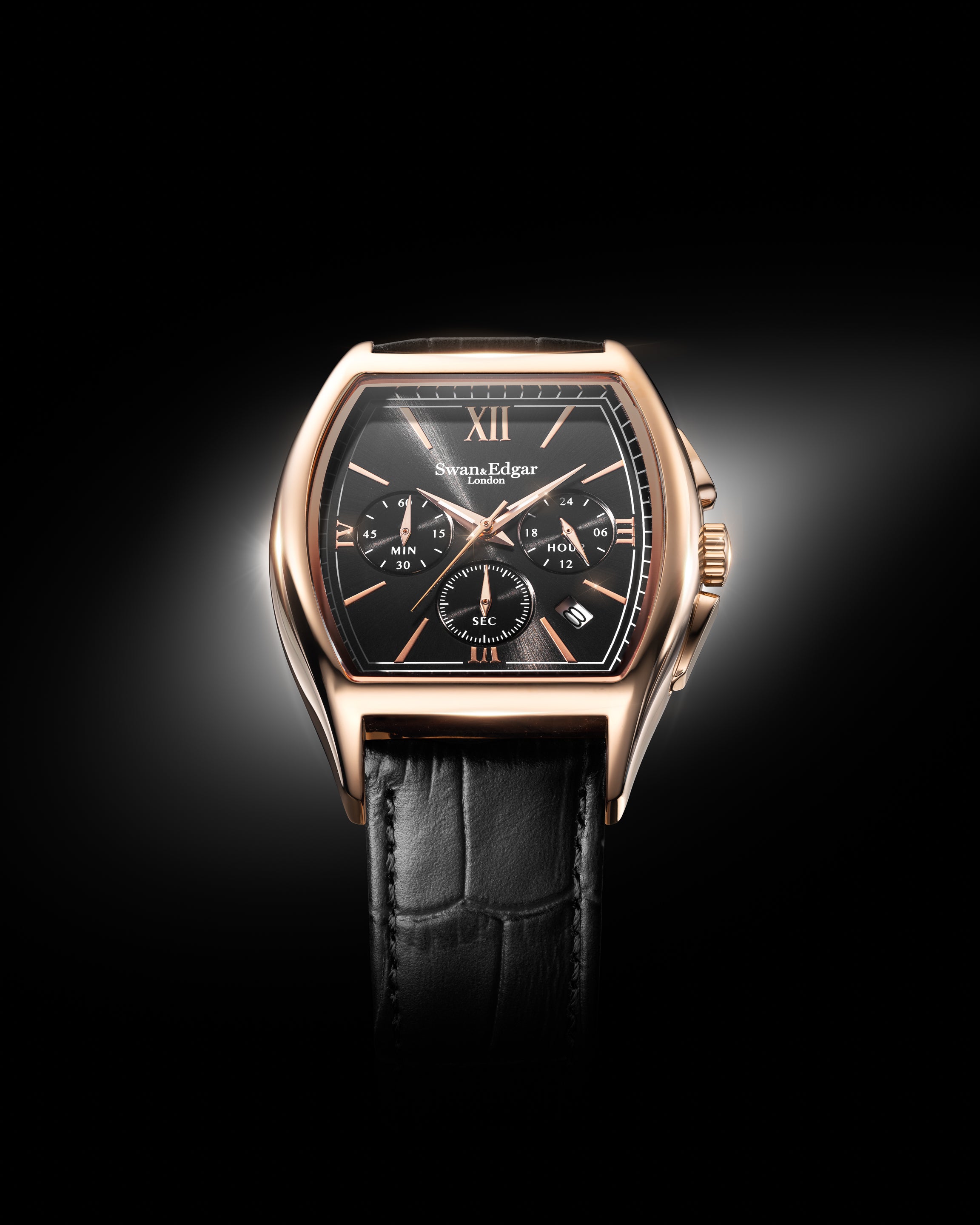 Diplomat Black Low Angle Frontal