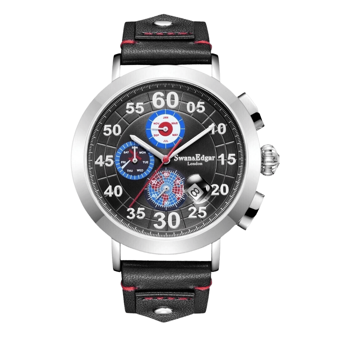 Photo, , In Flight Automatic- Silver Black