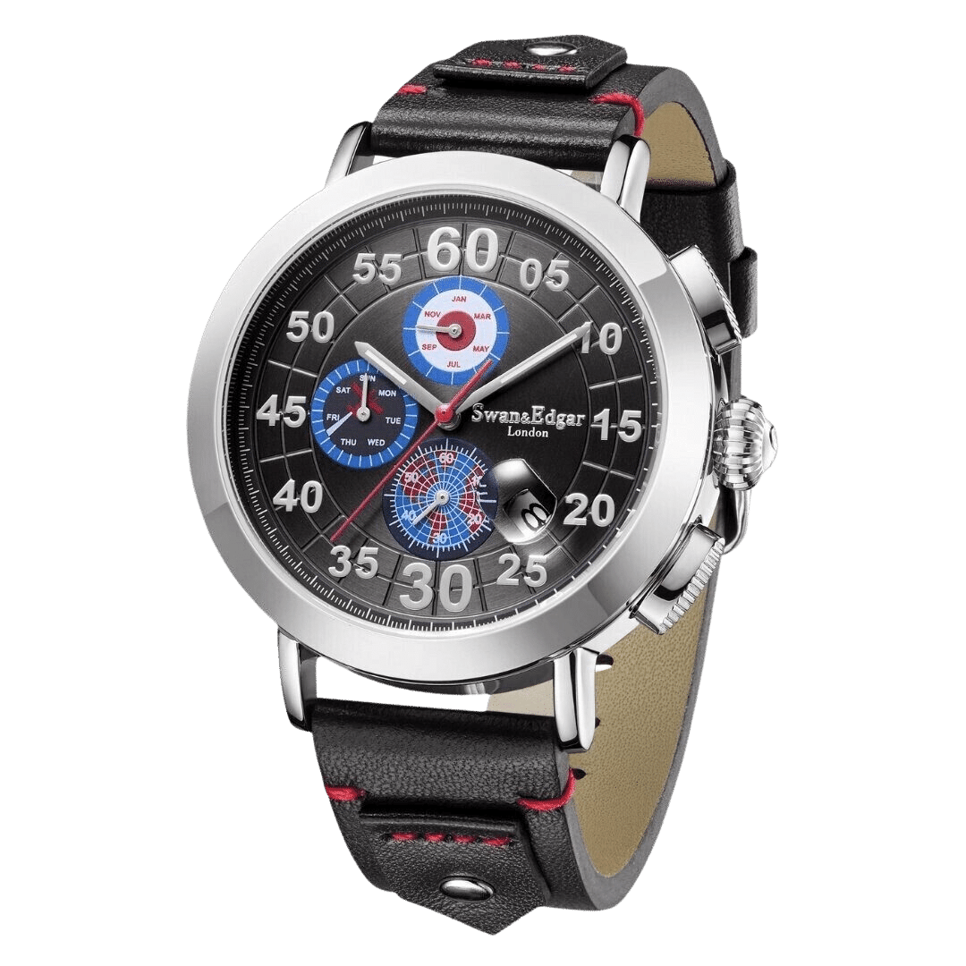 Photo, , In Flight Automatic- Silver Black