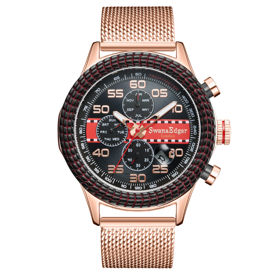 Above100, Race Line Automatic- Rose Black