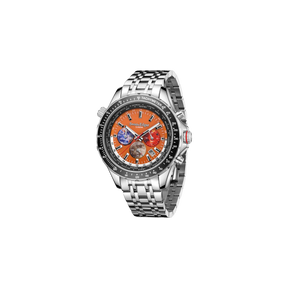 Photo, , World Timer Mechanical Quartz Orange