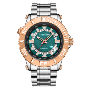 Photo, , Geometric Racer Automatic - Two Tone Steel