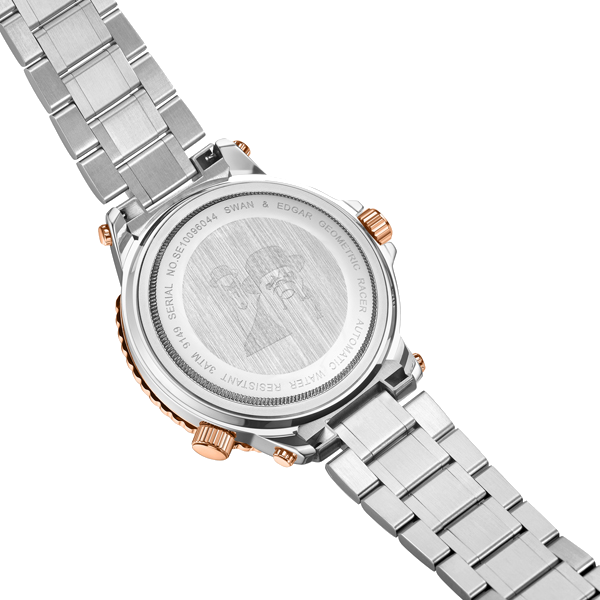 Photo, , Geometric Racer Automatic - Two Tone Steel