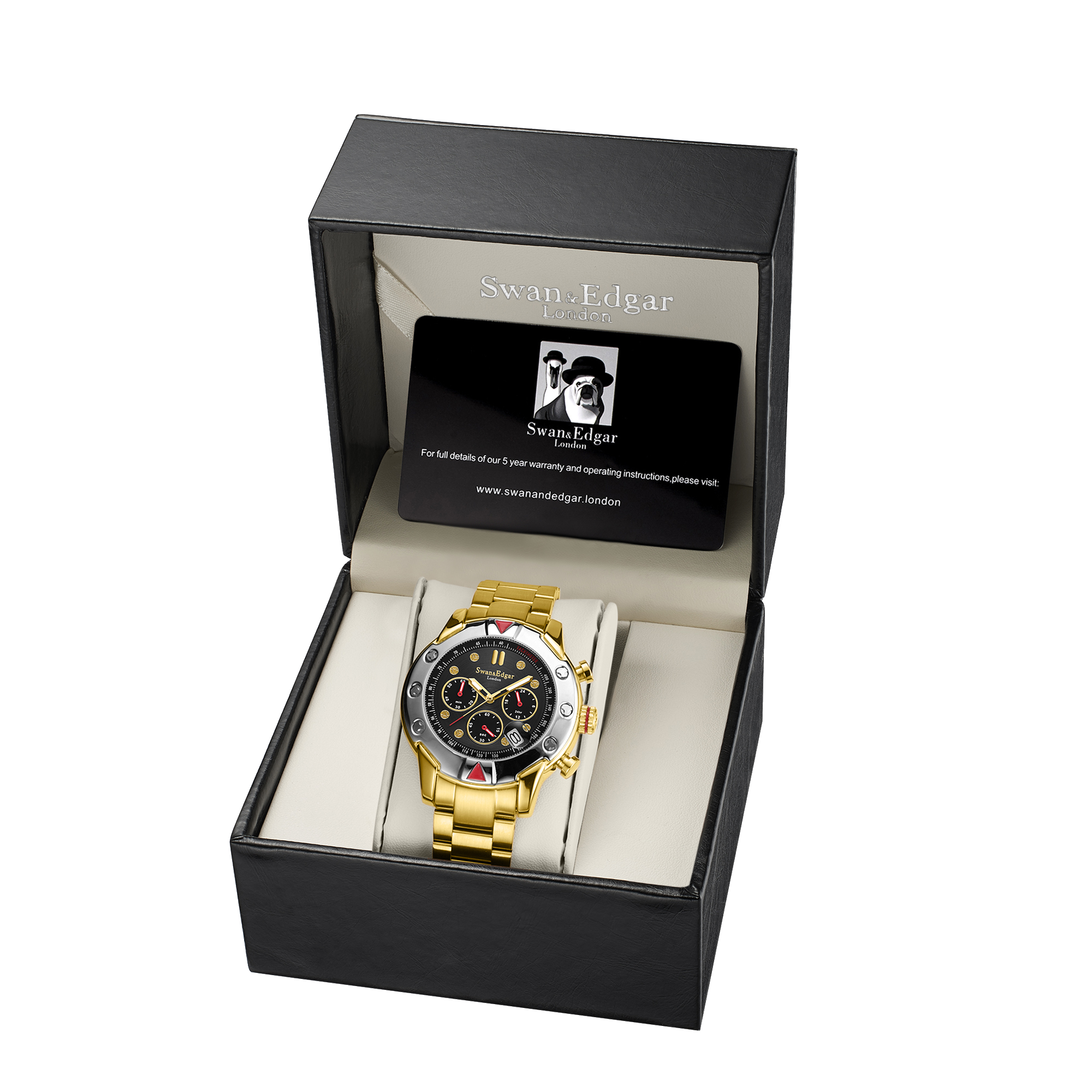 Photo, , Hand Assembled Mechanical-Quartz Hybrid Automatic - Gold