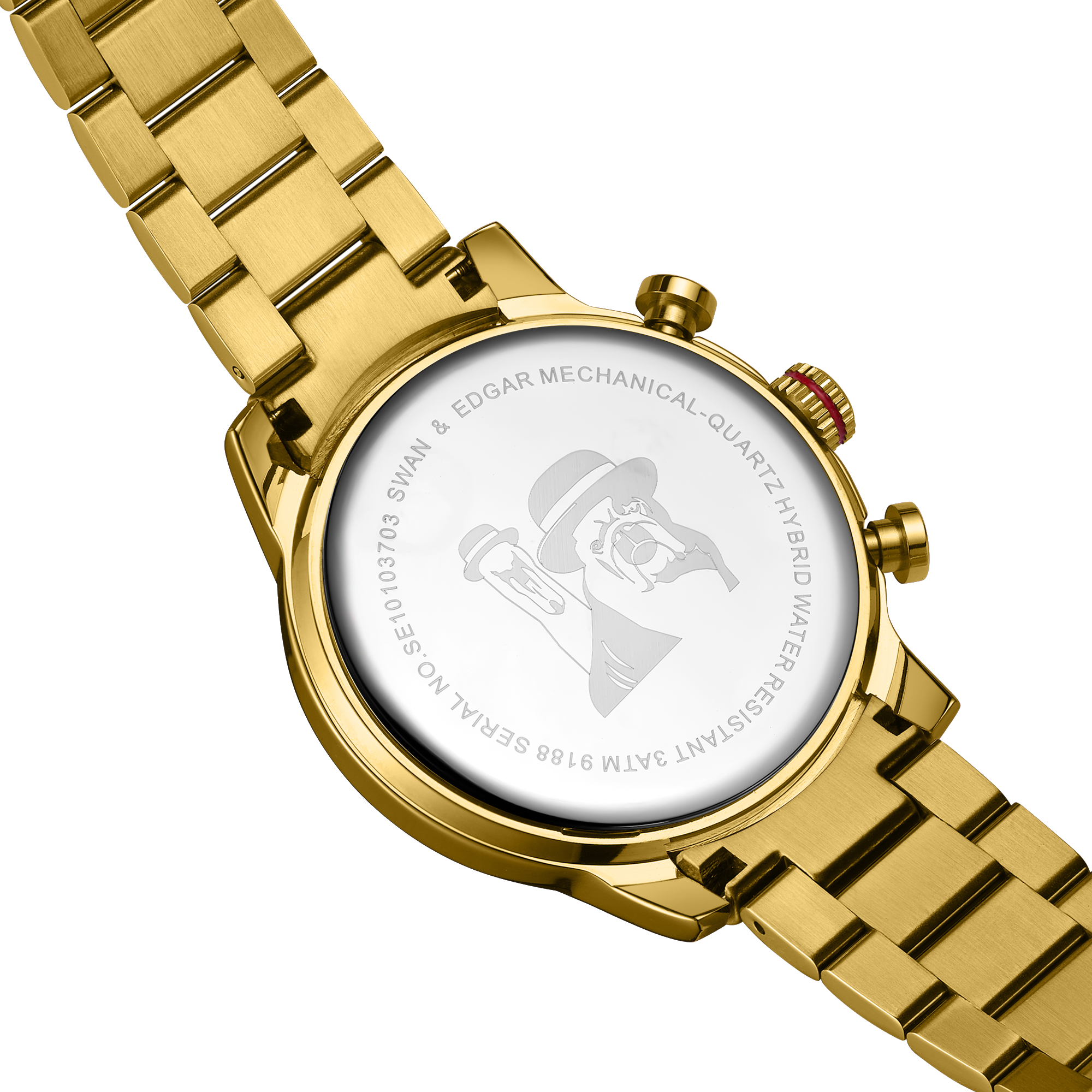 Photo, , Hand Assembled Mechanical-Quartz Hybrid Automatic - Gold