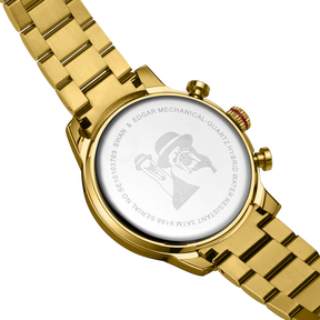 Photo, , Hand Assembled Mechanical-Quartz Hybrid Automatic - Gold