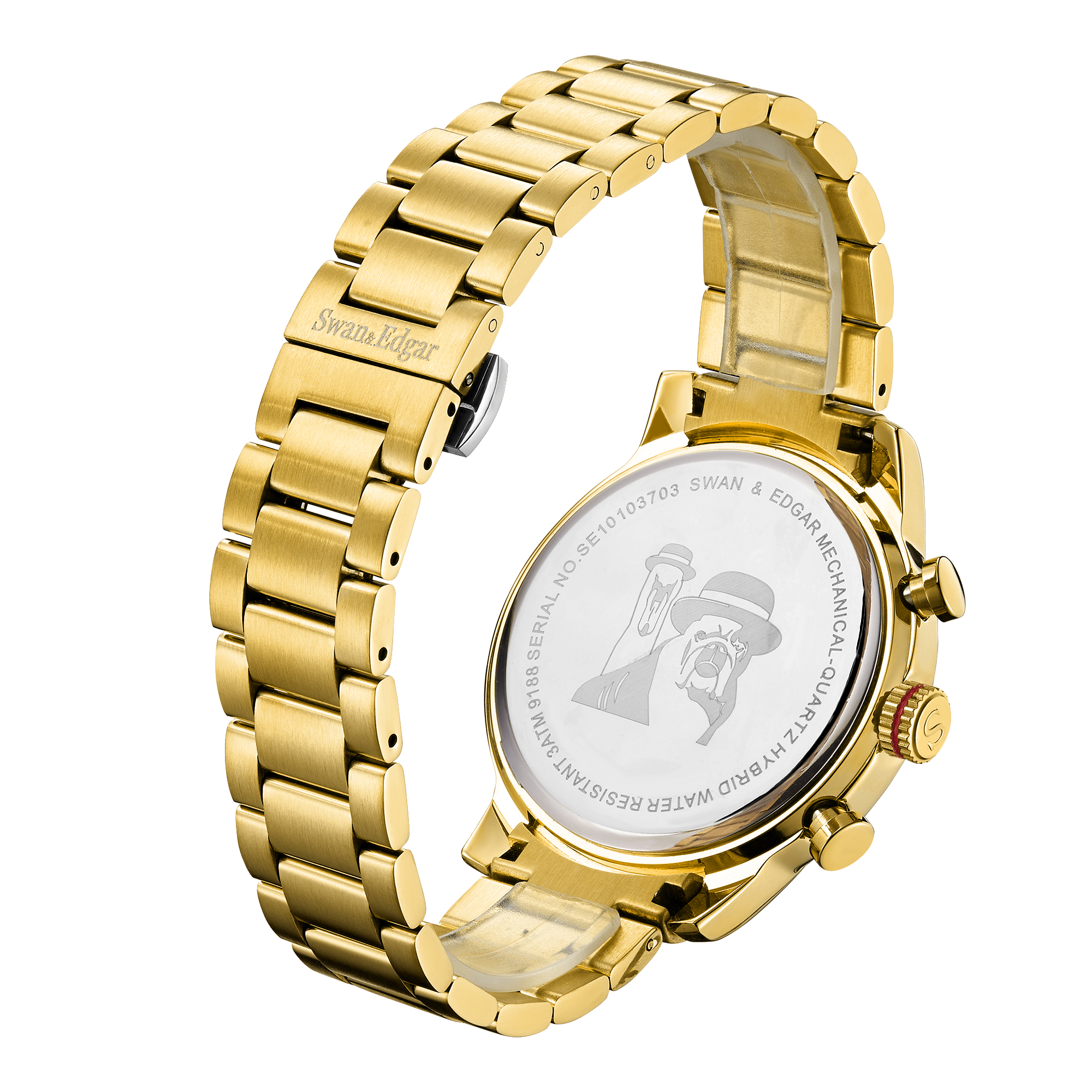 Photo, , Hand Assembled Mechanical-Quartz Hybrid Automatic - Gold