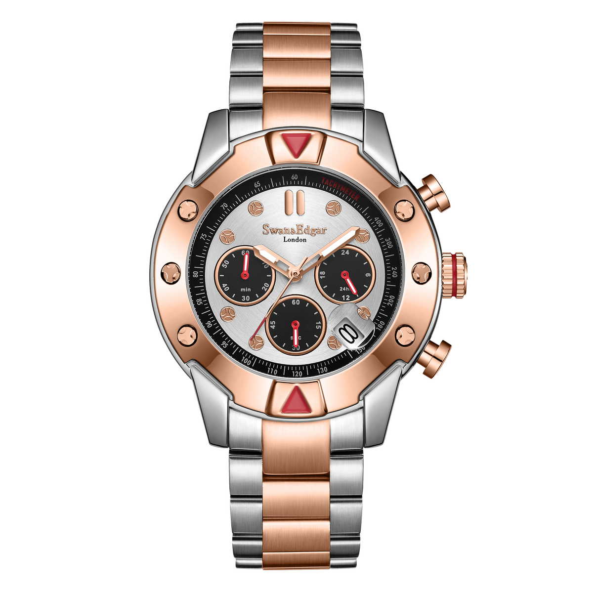 Mecha-Quartz, Hand Assembled Mechanical-Quartz Hybrid Automatic - Two Tone