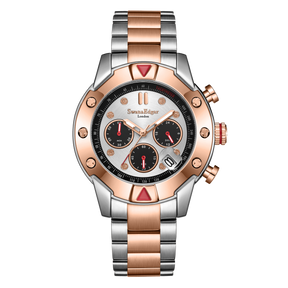 Photo, , Hand Assembled Mechanical-Quartz Hybrid Automatic - Two Tone