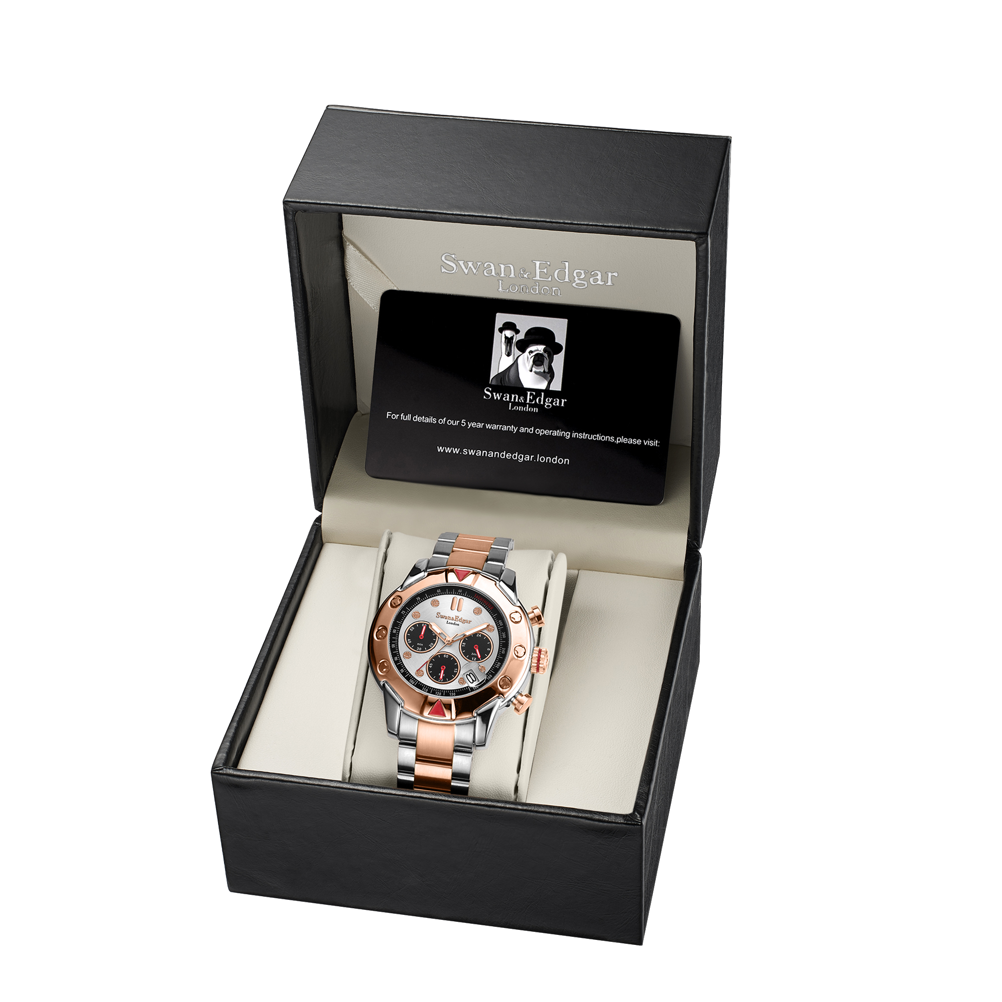 Photo, , Hand Assembled Mechanical-Quartz Hybrid Automatic - Two Tone