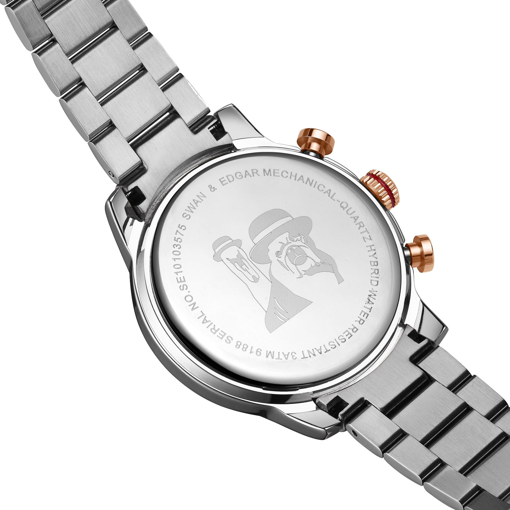 Photo, , Hand Assembled Mechanical-Quartz Hybrid Automatic - Two Tone