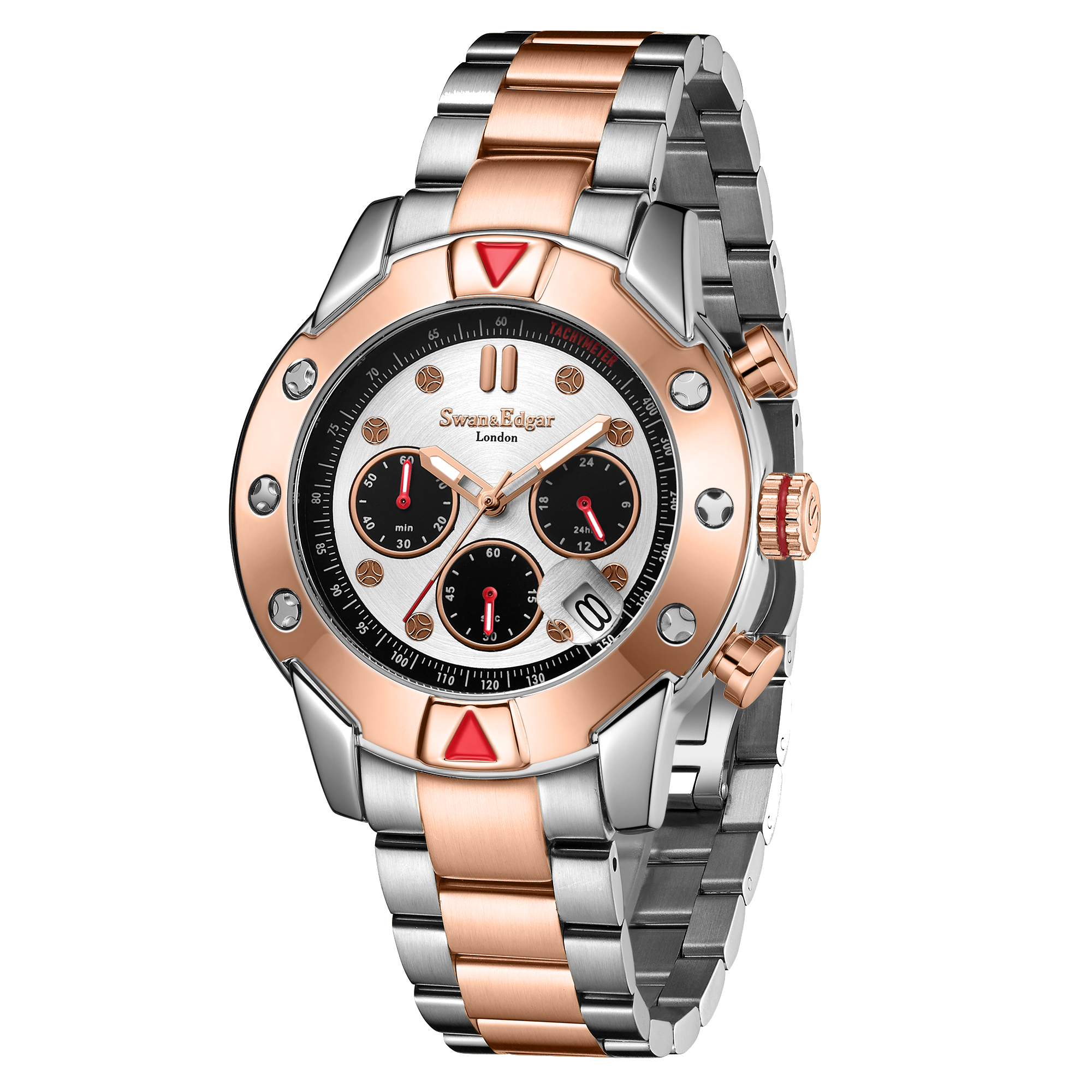 Photo, , Hand Assembled Mechanical-Quartz Hybrid Automatic - Two Tone