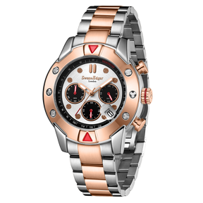 Photo, , Hand Assembled Mechanical-Quartz Hybrid Automatic - Two Tone