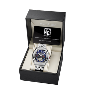 Knight Exhibition Automatic- Silver Navy