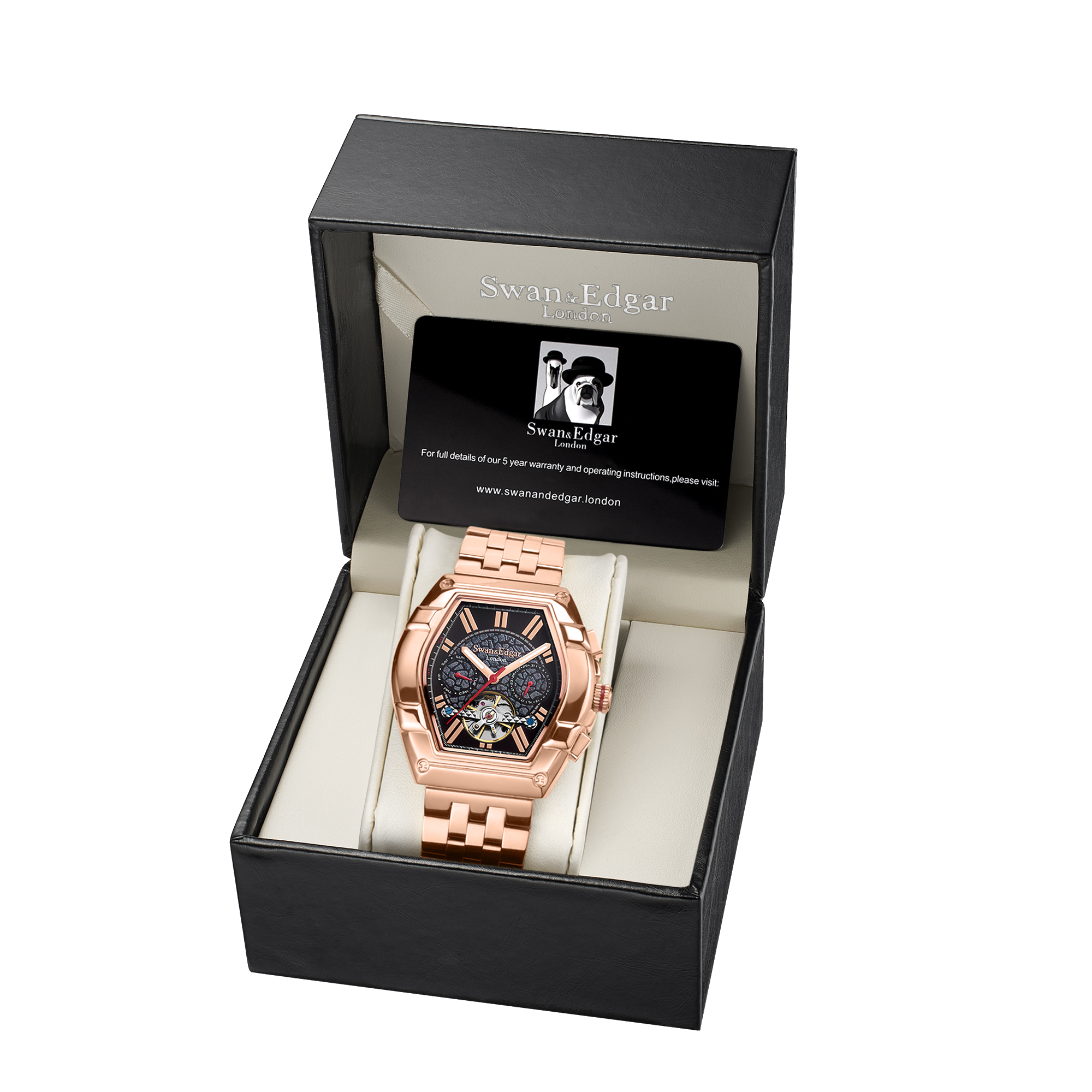 Photo, , Knight Exhibition Automatic- Rose Black