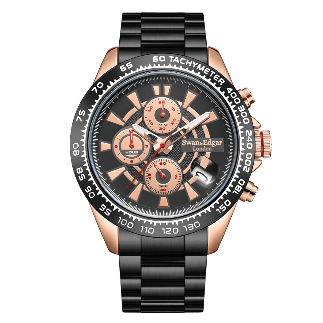 Christmas Sale, Speed Target Mechanical Quartz- Rose Black