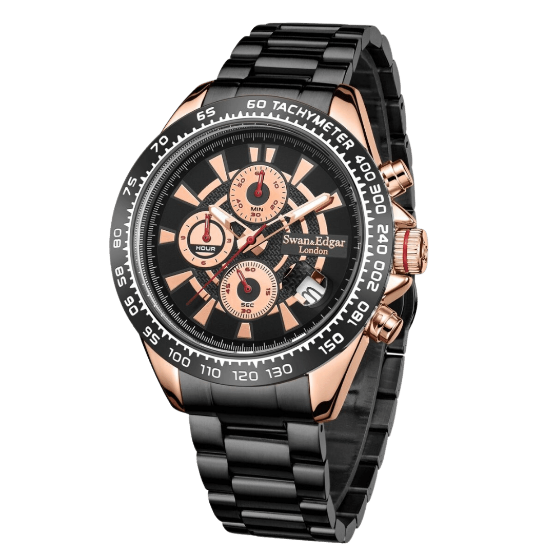 Photo, , Speed Target Mechanical Quartz- Rose Black