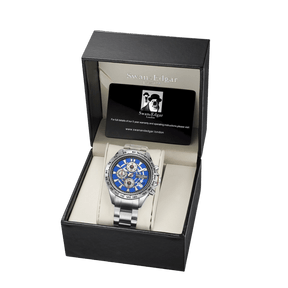 Photo, , Speed Target Mechanical Quartz- Silver Blue