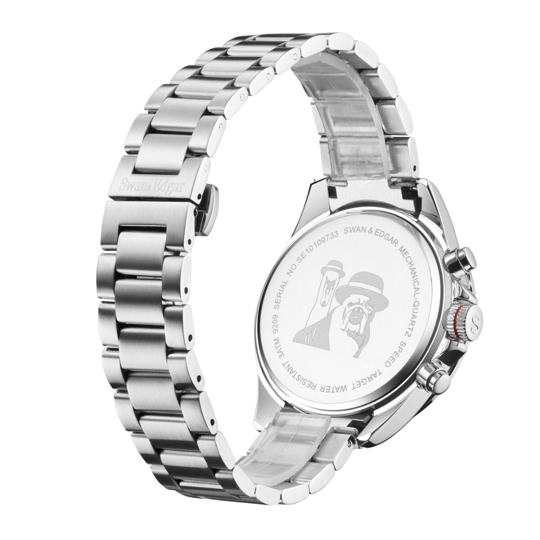 Photo, , Speed Target Mechanical Quartz- Silver Blue