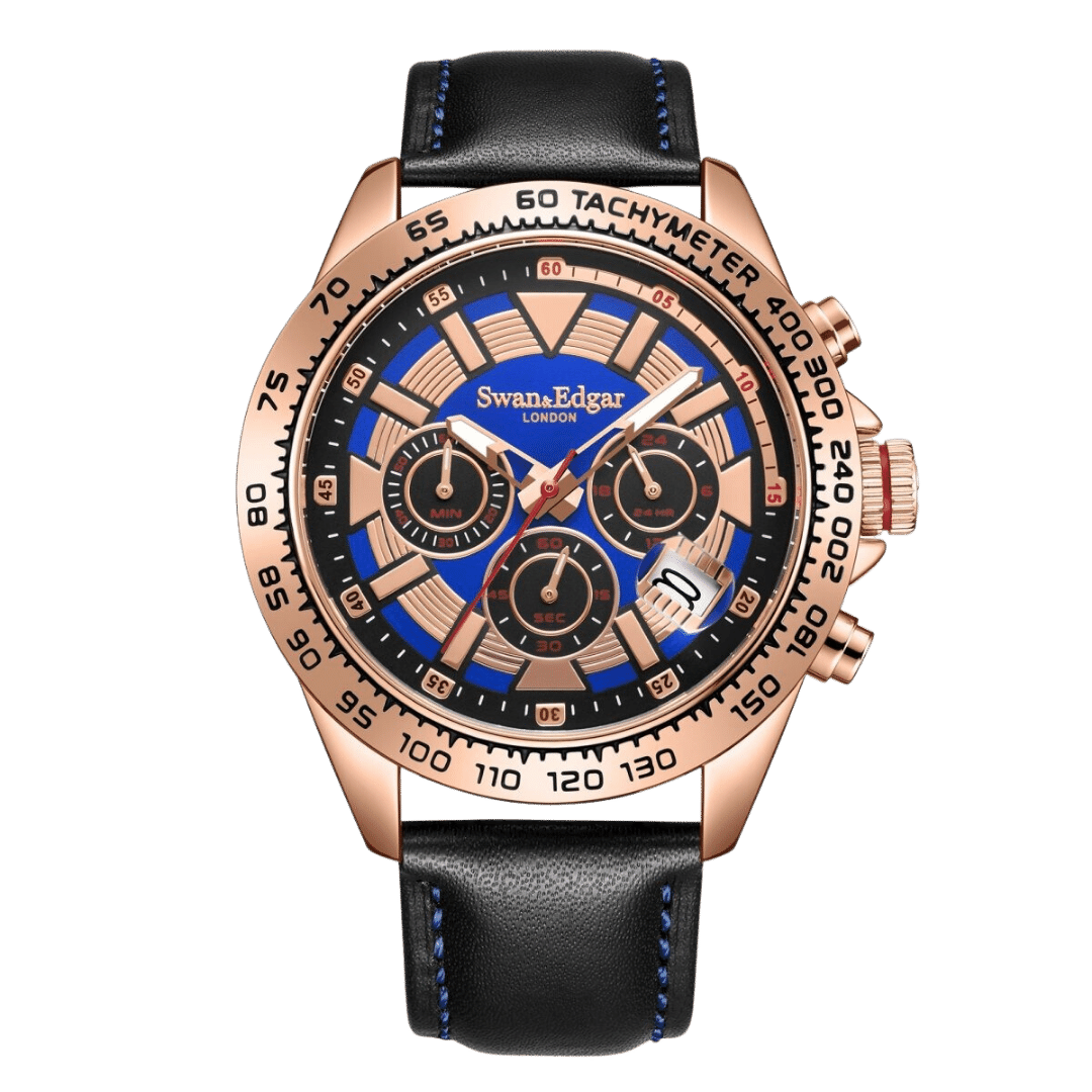 Photo, , Speed Tracker Mechanical Quartz- Rose Blue