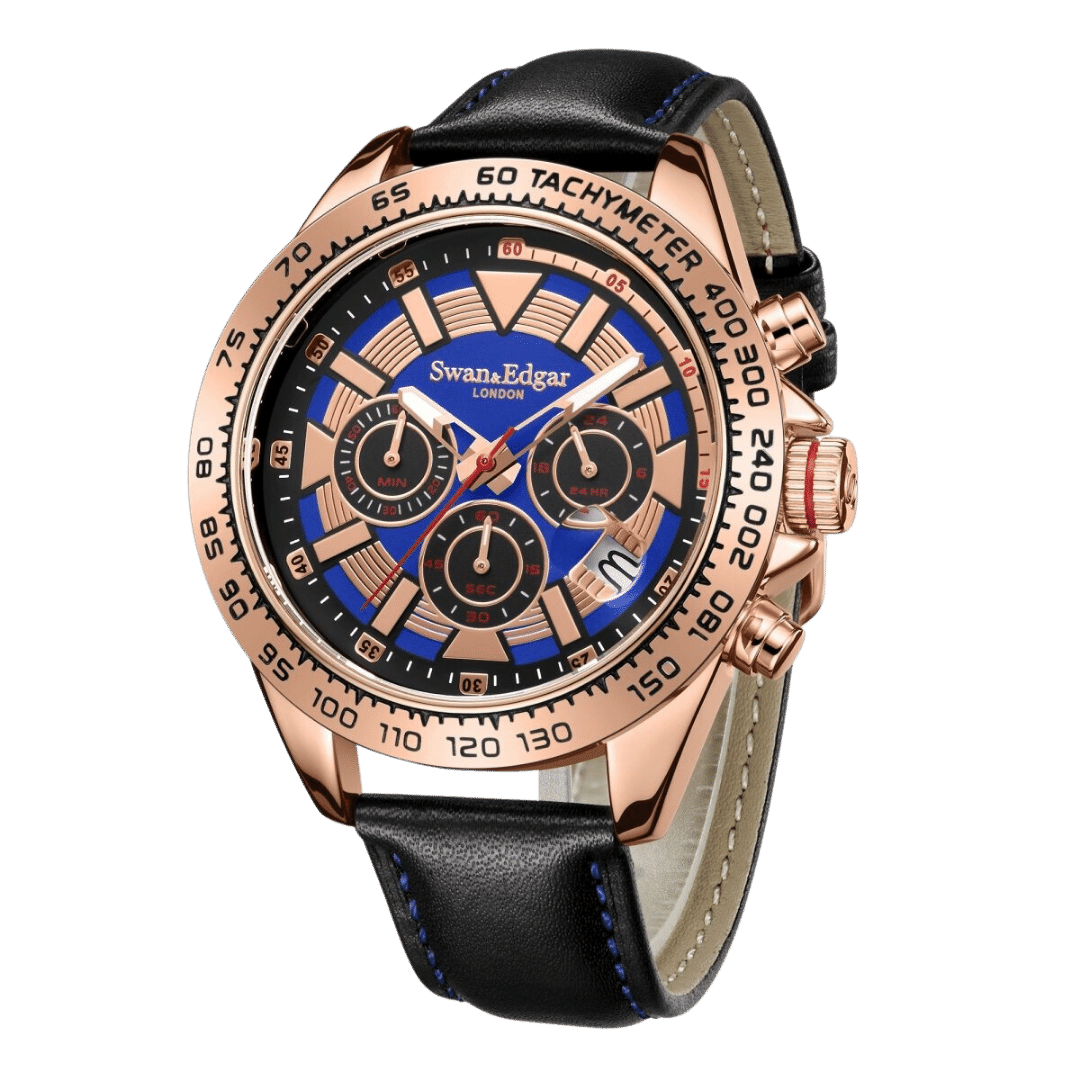 Photo, , Speed Tracker Mechanical Quartz- Rose Blue