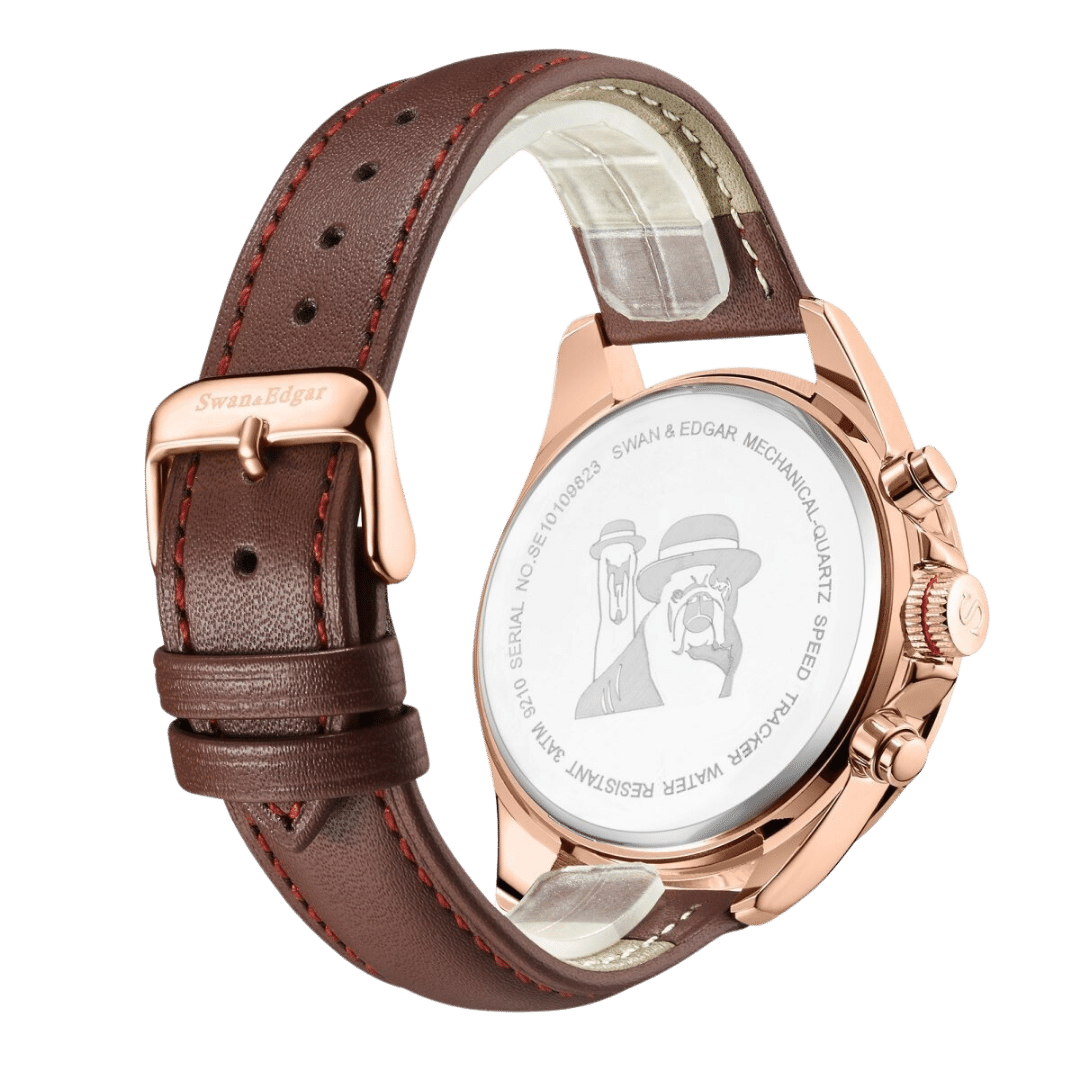 Photo, , Speed Tracker Mechanical Quartz- Rose Brown