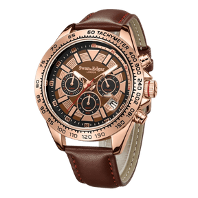 Photo, , Speed Tracker Mechanical Quartz- Rose Brown