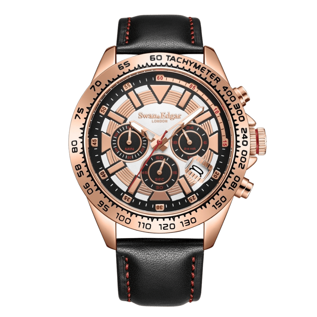 Photo, , Speed Tracker Mechanical Quartz- Rose White