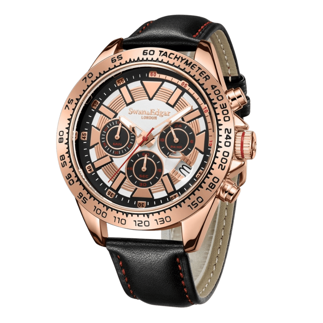 Photo, , Speed Tracker Mechanical Quartz- Rose White