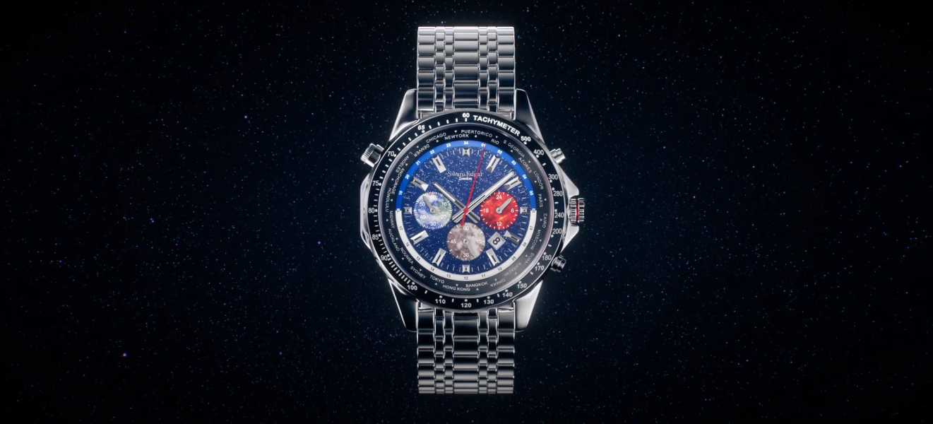 Photo, , World Timer Mechanical Quartz Hybrid- Steel Matt Grey