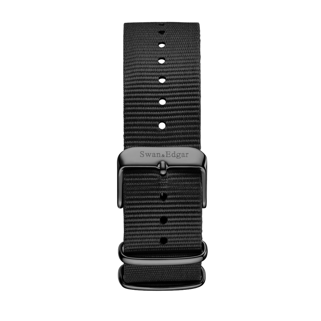 Watch Straps, Black Nylon Strap
