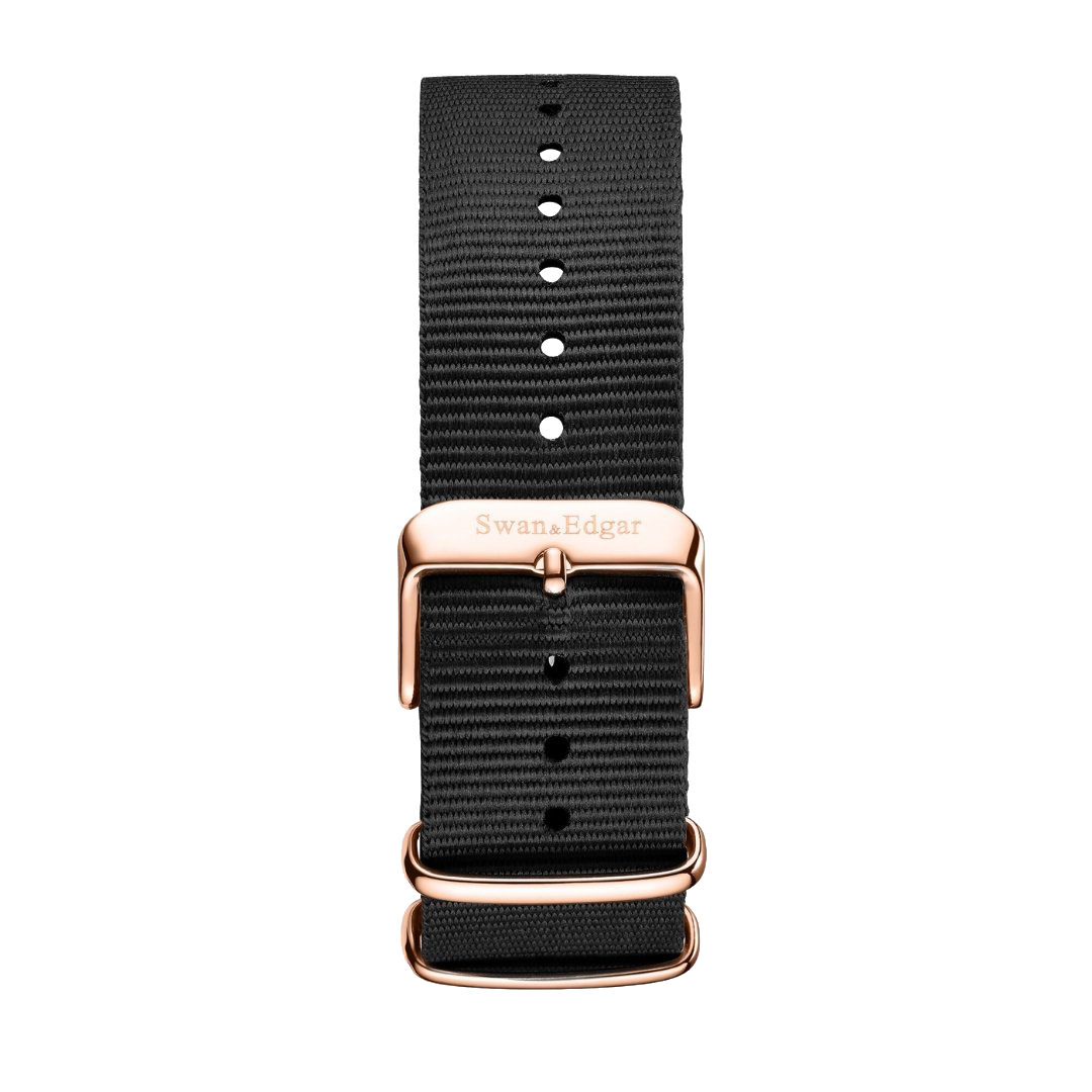 Watch Straps, Black Nylon Strap