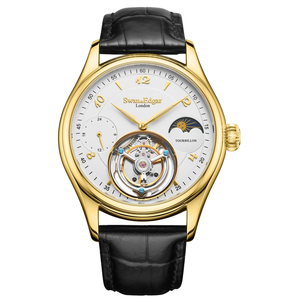 Whirlwind Tourbillon- Gold White - Main Image