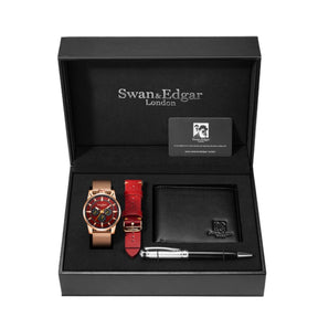 Stance Automatic Gift Set - Red - Swan & Edgar